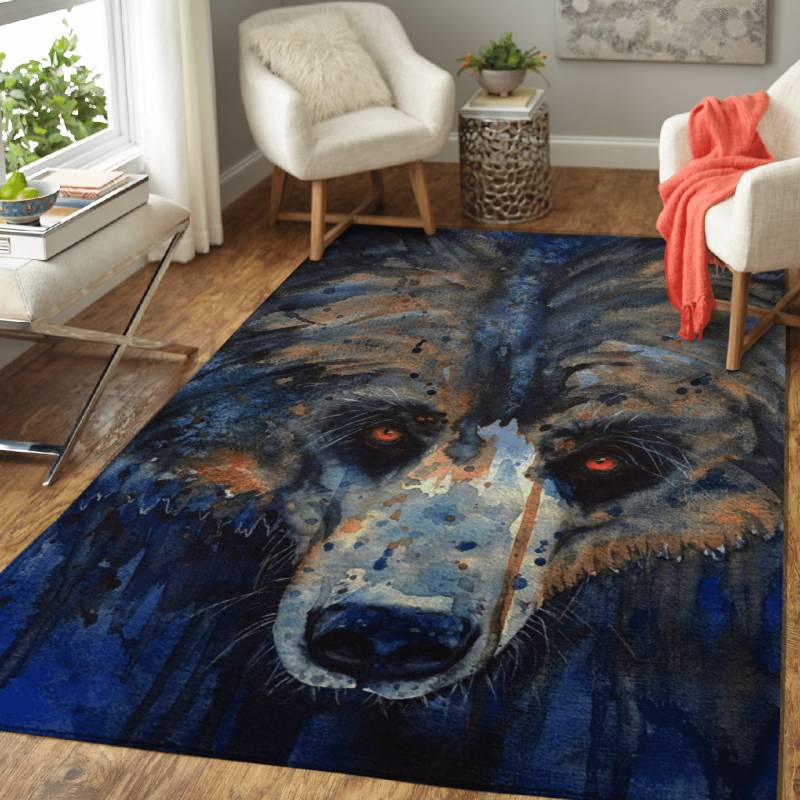 Grizzly Bear  – Animals Area Rug Carpet