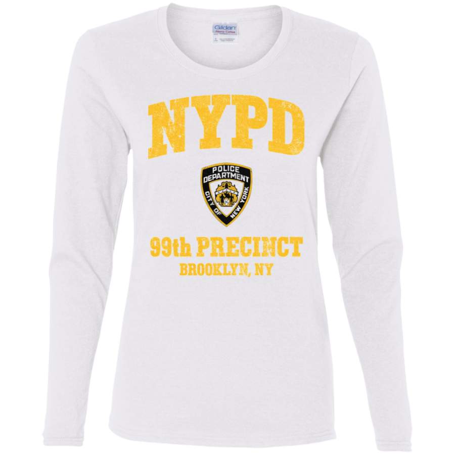 AGR 99th Precinct – Brooklyn NY Ladies’ Cotton LS T-Shirt