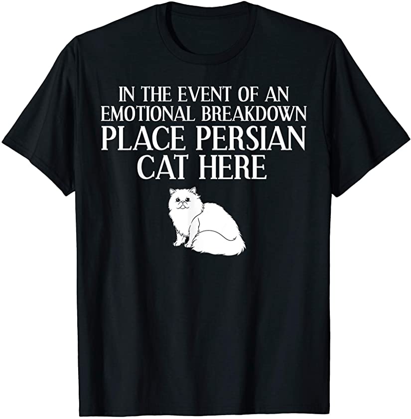 Persian Cat Gift Kitten Owner Lover T-Shirt