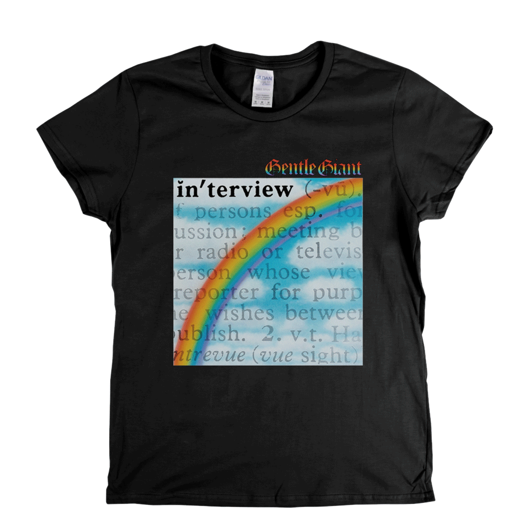 Gentle Giant Interview Womens T-Shirt