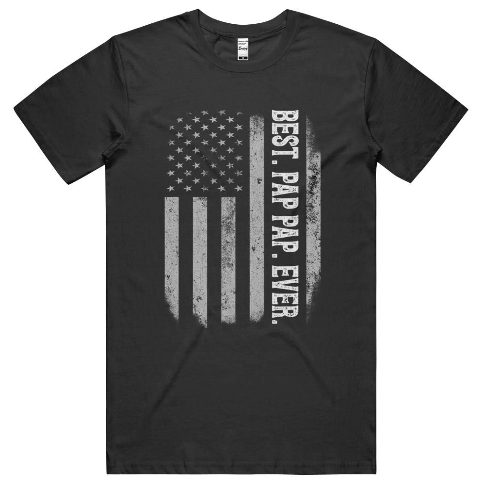 Best Pap Pap Ever Vintage American Flag Father’s Day Gift t-shirt, hoodie, long sleeve tee