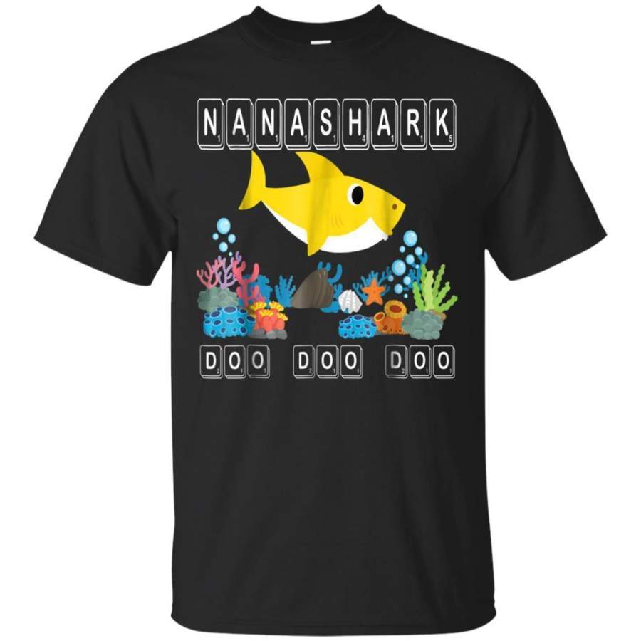 AGR Nana Bearss Im A Nana Shark T Shirt Nana Shark Doo Doo Doo Jaq T-shirt