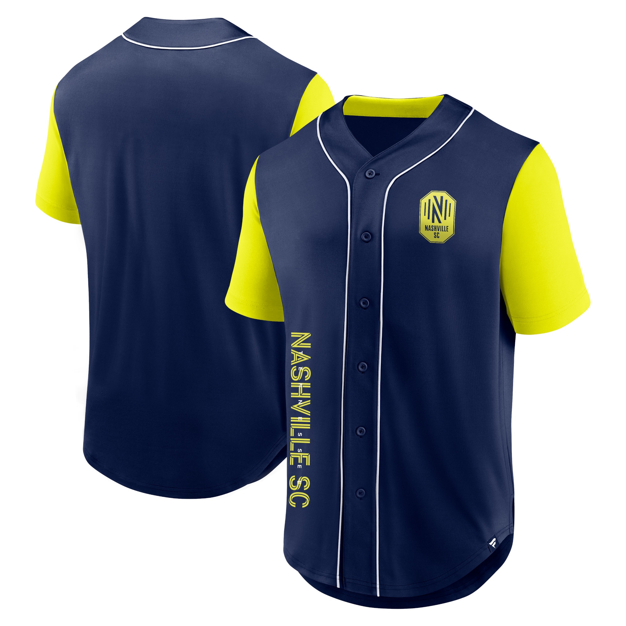 Nashville SC Branded Balance Fashion Baseball Jersey – Navy