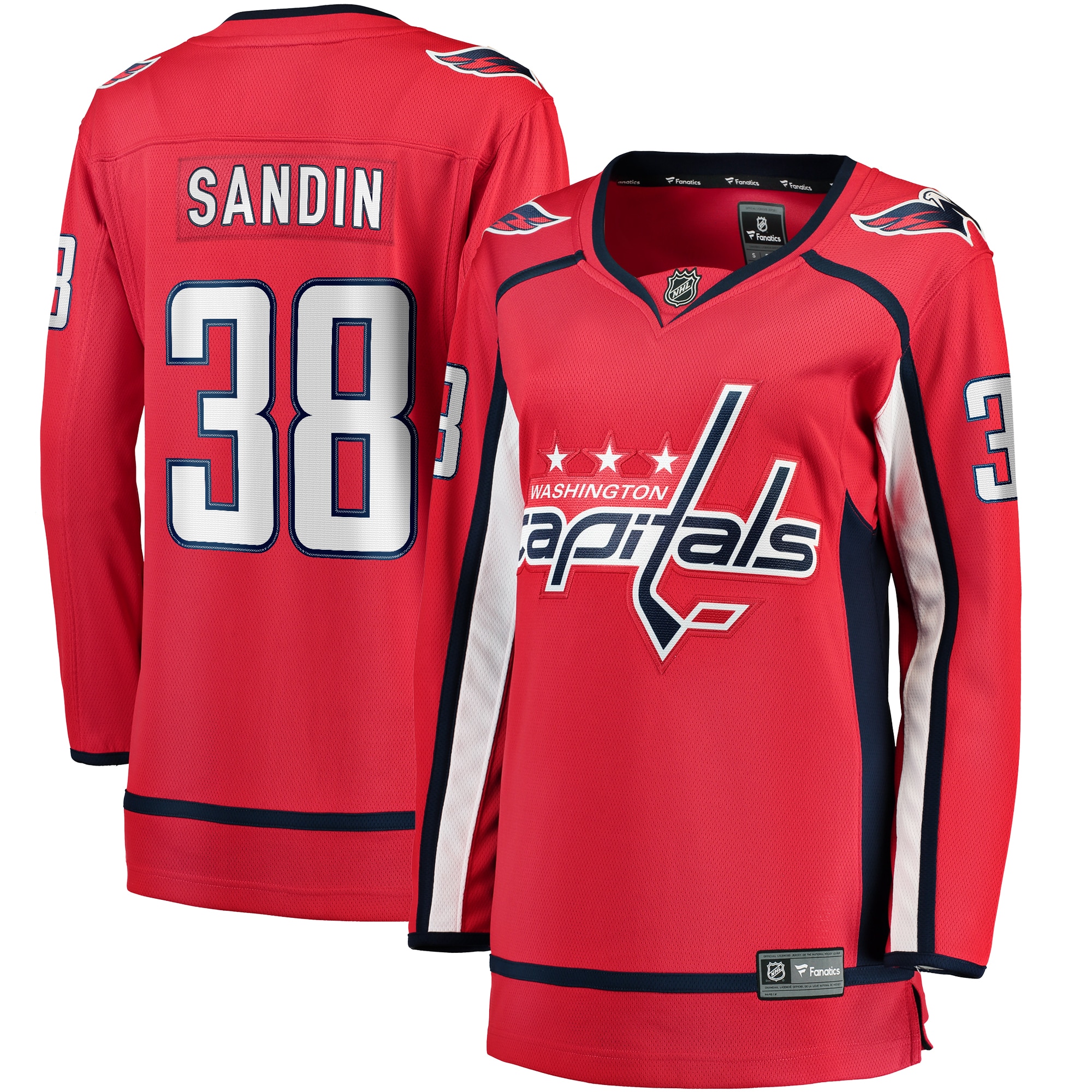 Rasmus Sandin Washington Capitals Women's Branded Home Breakaway Jersey – Red