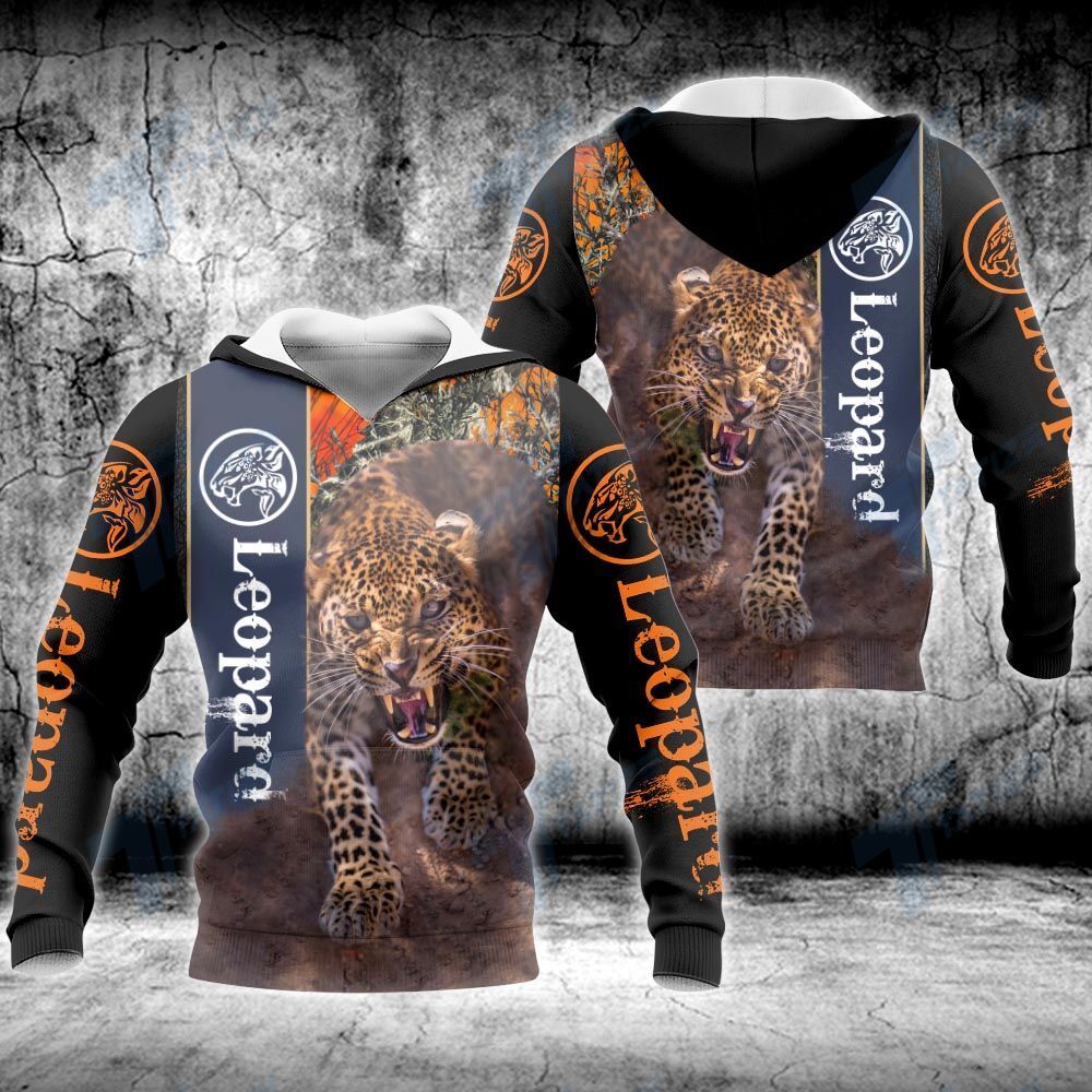 Wild animal leopard 3D ALL OVER PRINTED SHIRT, SWEATSHIRT, HOODIE, BOMBER JACKET SIZE S – 5XL