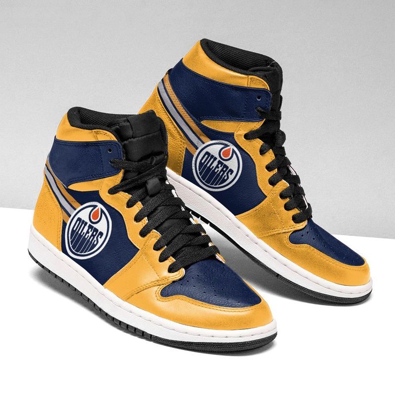 Edmonton Oilers Unisex Air Jordan Custom Sneaker