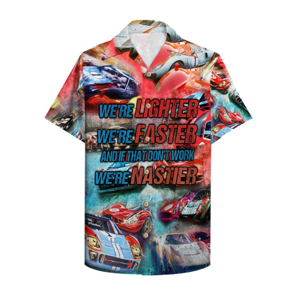 Car Racing Faster Hawaii Aloha Shirt Ha85016