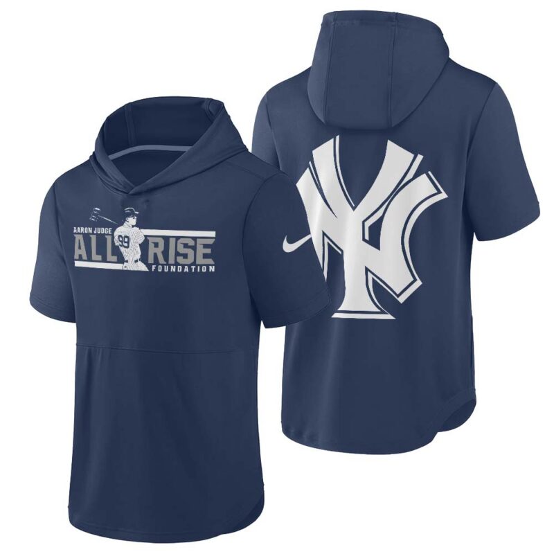 .New York Yankees Short Sleeve Hoodie Btf™