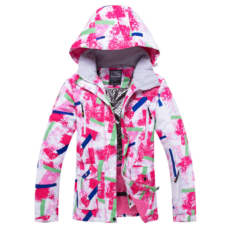 Warm Snowboard Women Snow Coats Winter Hooded Woman Ski Jackets Waterproof Female Outerwear Sport Windproof Mountain Tracksuit alx