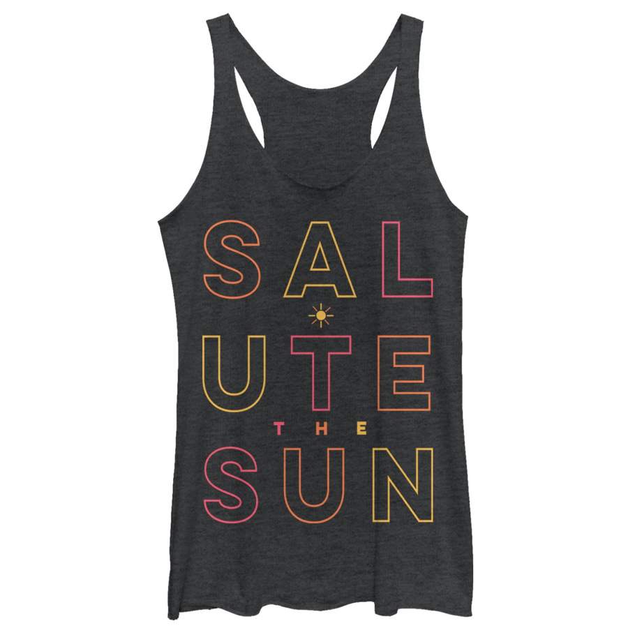 CHIN UP Women’s Sun Salute Racerback Tank Top