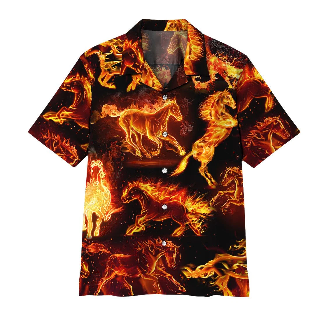 Fire Horse Hawaii Shirt Unisex Adult Ha5186