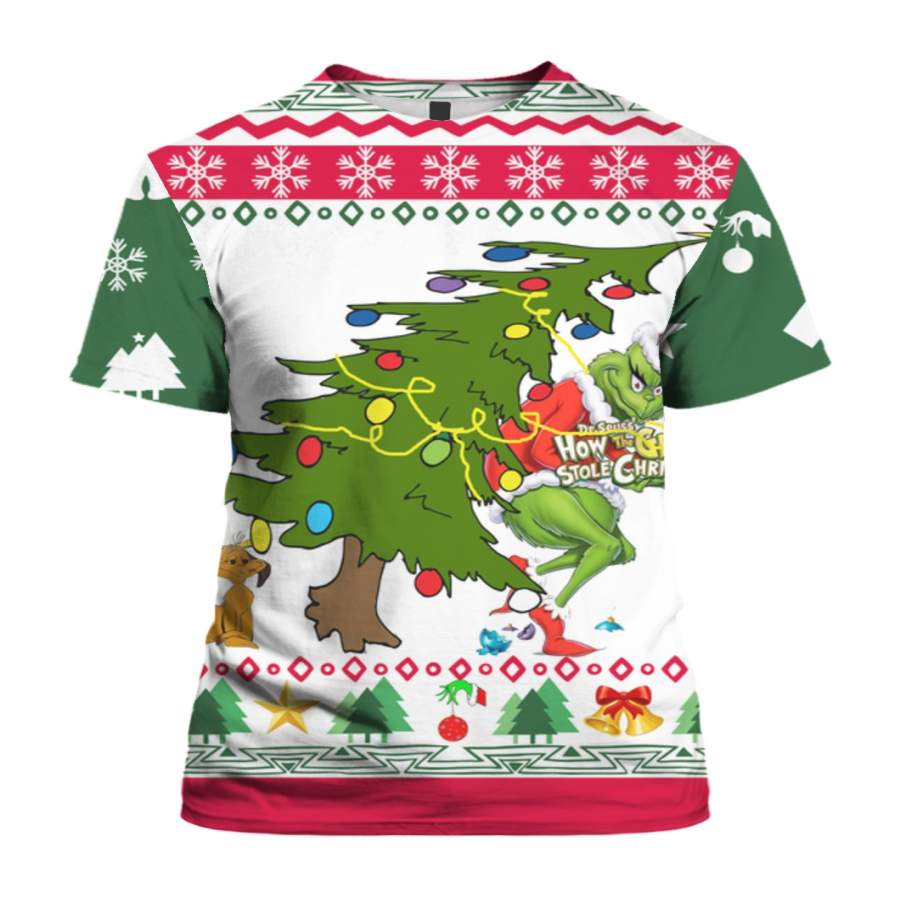 Grinch Stole Christmas Ugly 3D Print Sweatshirt – Nomanystore Shop