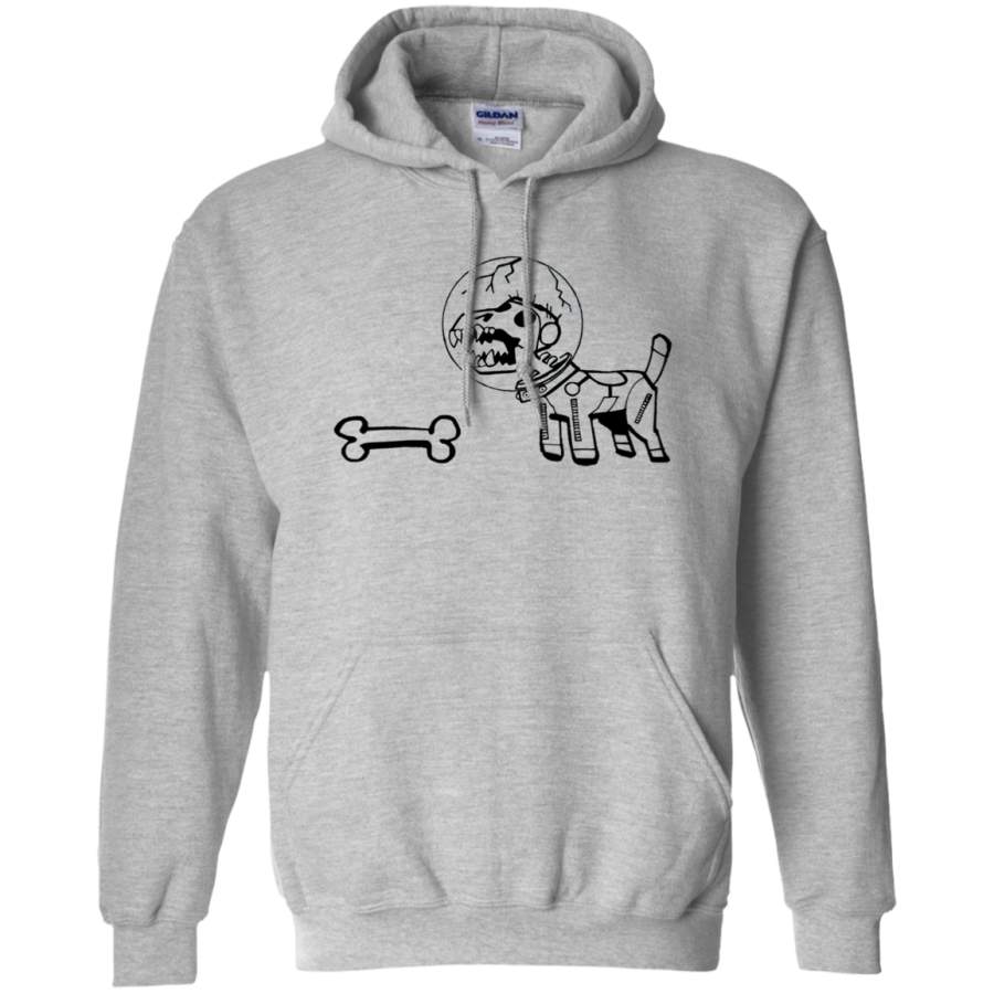 AGR Dog 2-D Russel Hobbs Laika Come Home Gorillaz Gildan Pullover Hoodie