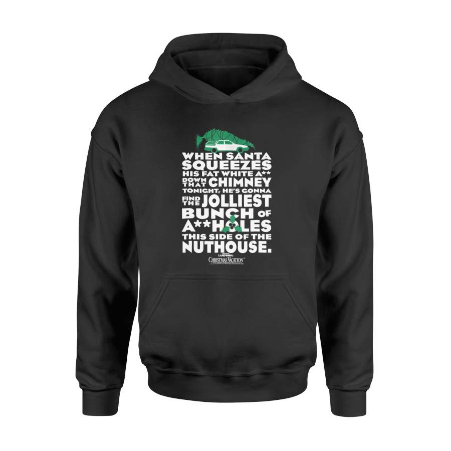 Christmas T Shirt – Christmas Vacation Jolliest Bunch T Shirt – Standard Hoodie
