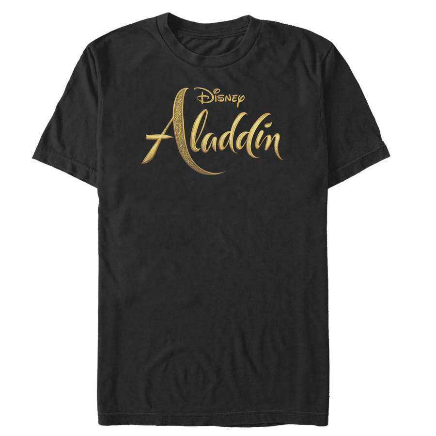 Aladdin Men’s Script Logo T-Shirt