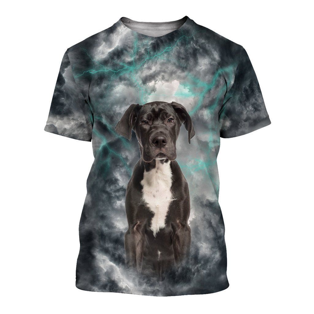 Great Dane Storm 3D All Over Printed Shirts