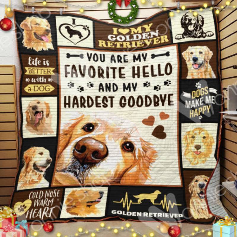 Golden Retriever Blanket OCT1403 90O35