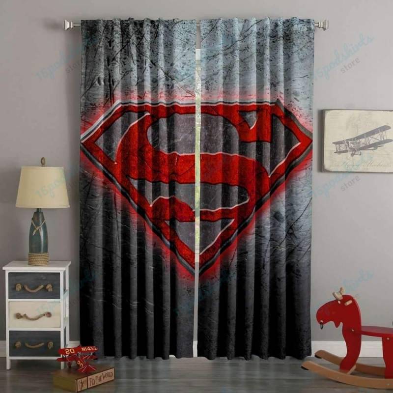 3D Printed Superman Custom Living Room Curtains