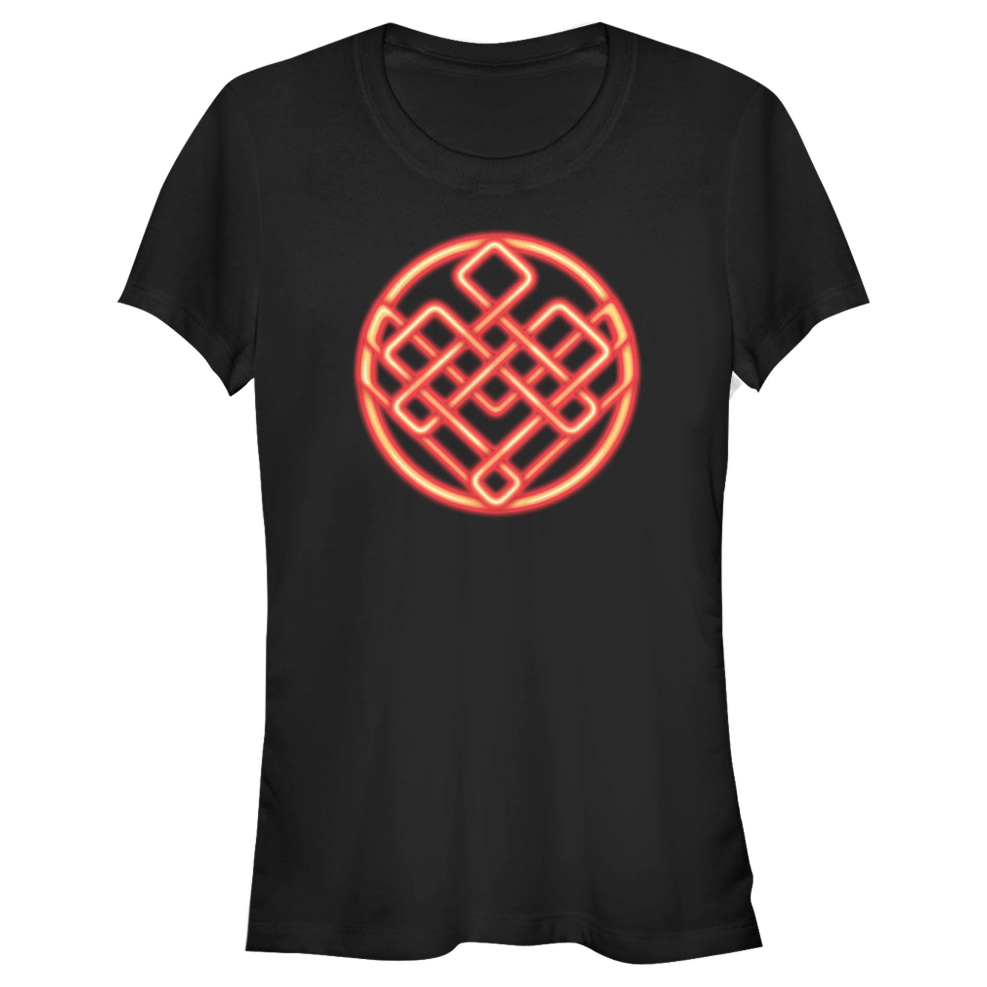 Shang-Chi Junior’S Shang-Chi And The Legend Of The Ten Rings Neon Symbol  T-Shirt