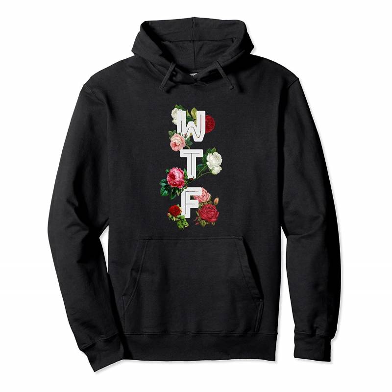 WTF What the Fuck Roses 90s Funny Aesthetic Texting Meme Pullover Hoodie, T Shirt, Sweatshirt