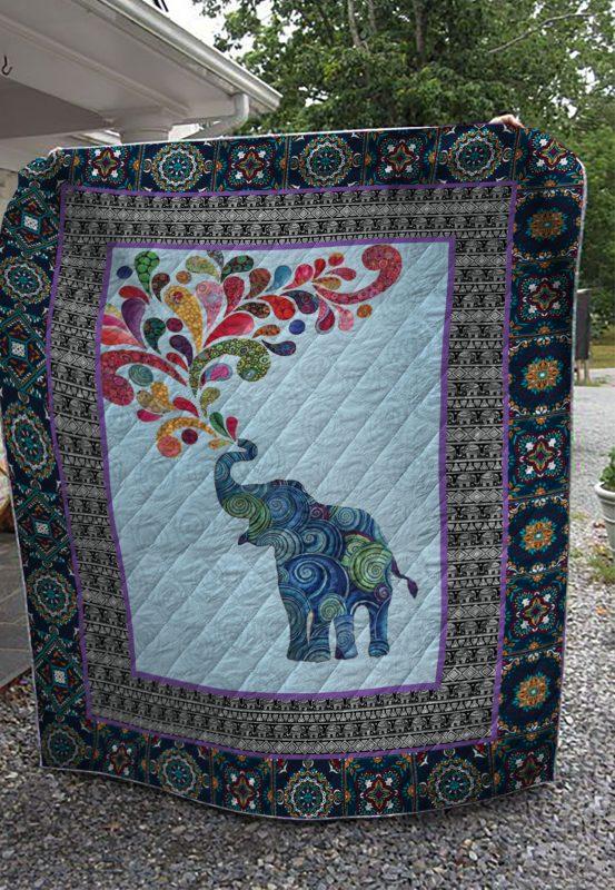 Baby Elephant Quilt Blanket – Quilt