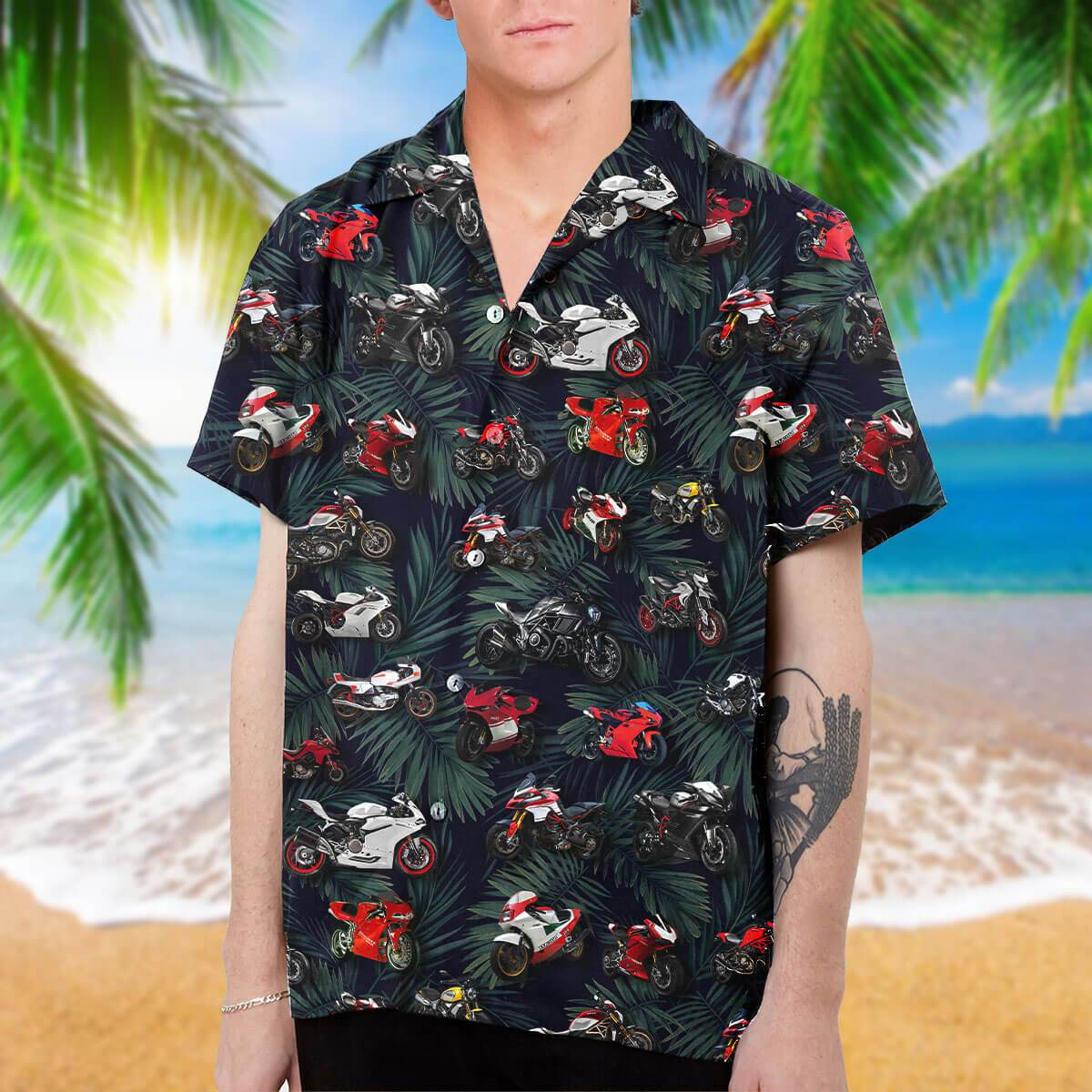 Ducati Collection Art Hawaii Shirt Ha27323