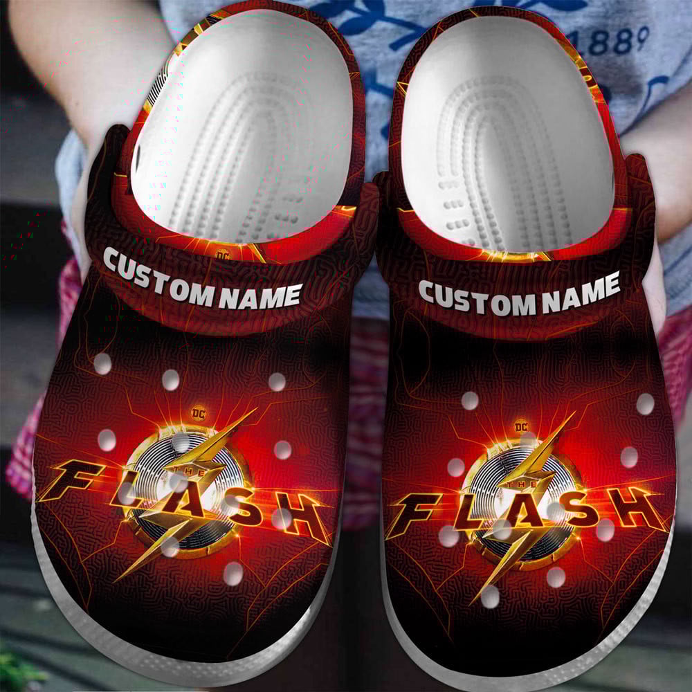 The Flash Movie Crocss Clogs For Men Women And Kid Pqjndaku