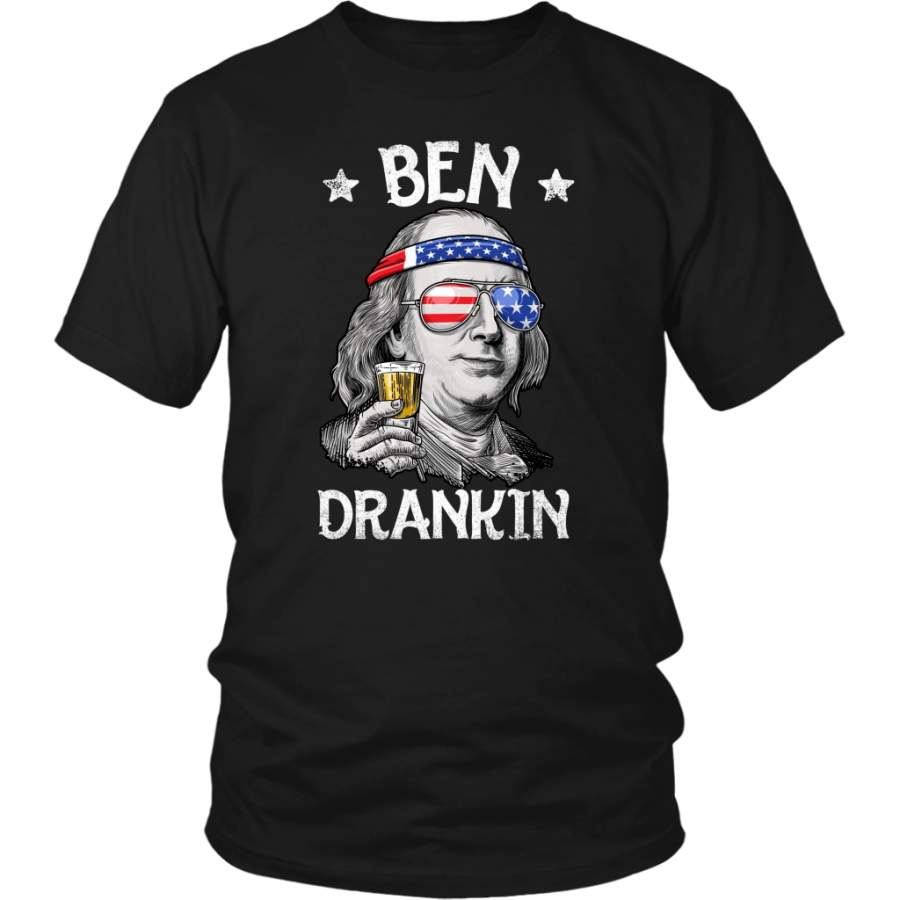 Vintage Classic Ben Drankin 4th of July Funny Benjamin Franklin shirt