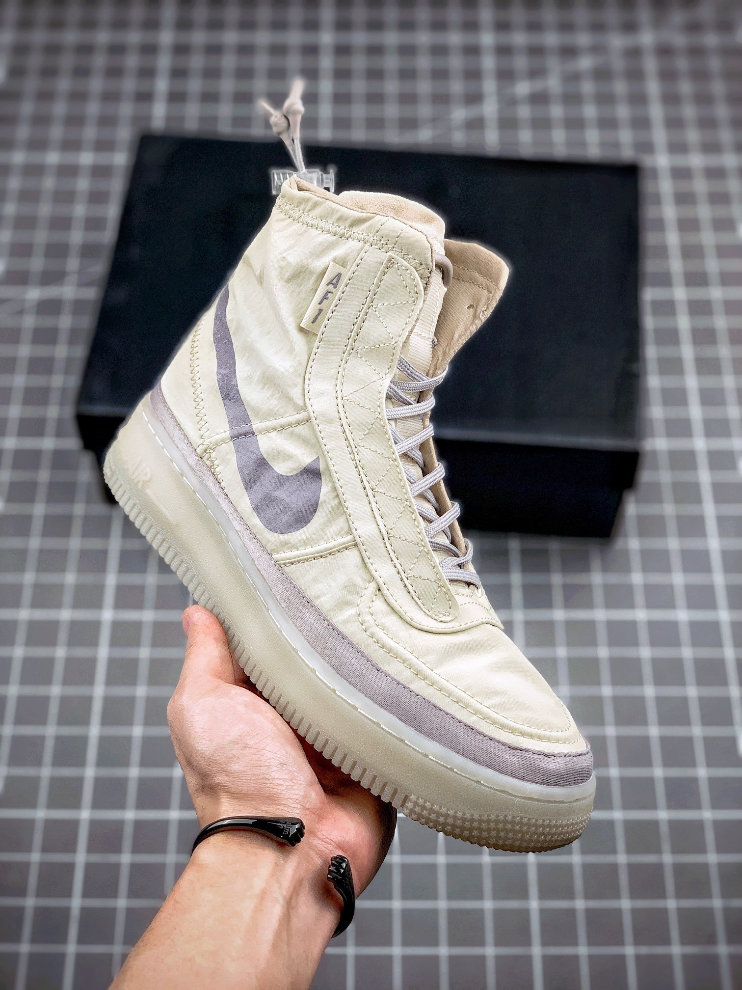 Nike Air Force 1 High Shell TanGrey BQ6096-002 5340574