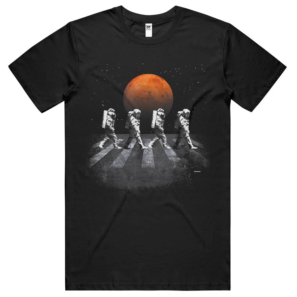 Astronauts In Walking In Space Occupy Mars T Shirts