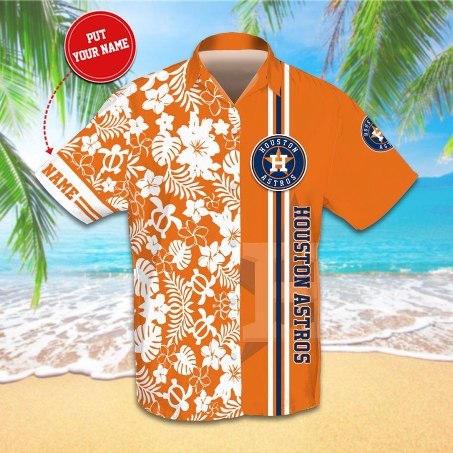 Personalized Houston Astros Hawaiian Shirts Short Beach