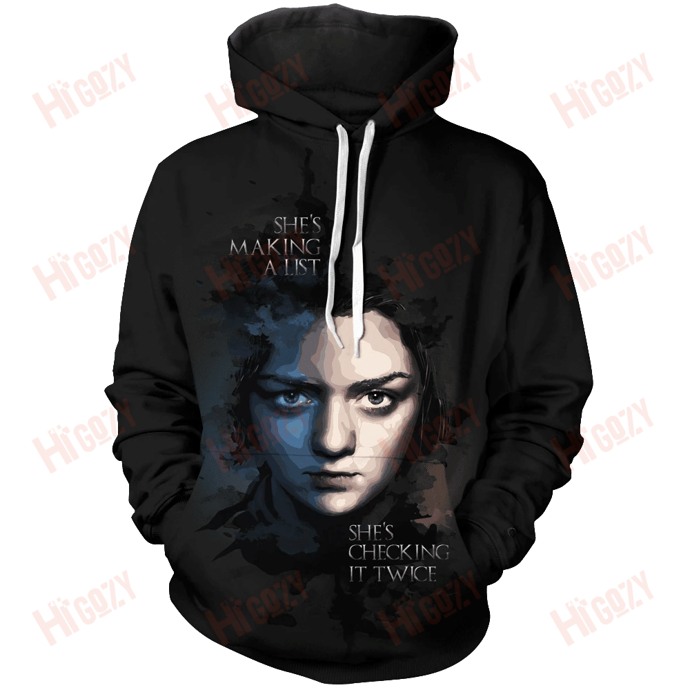 Arya’S Kill List Unisex Pullover Hoodie