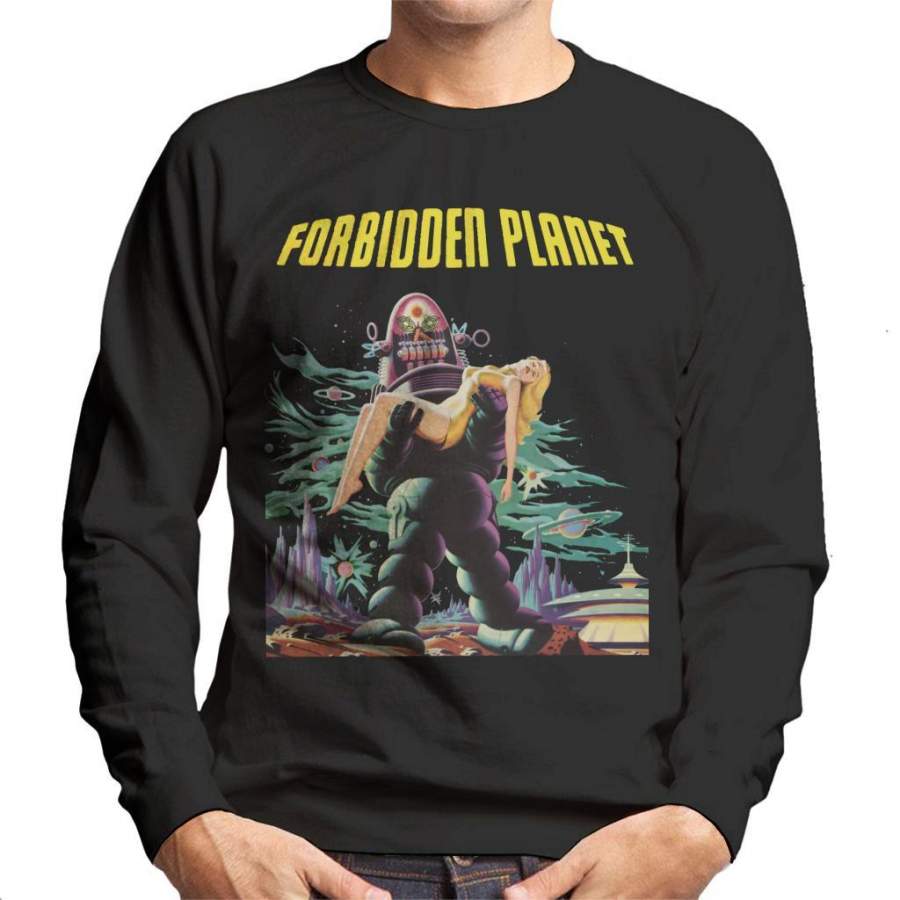 Forbidden Planet Movie Poster Men’s Sweatshirt