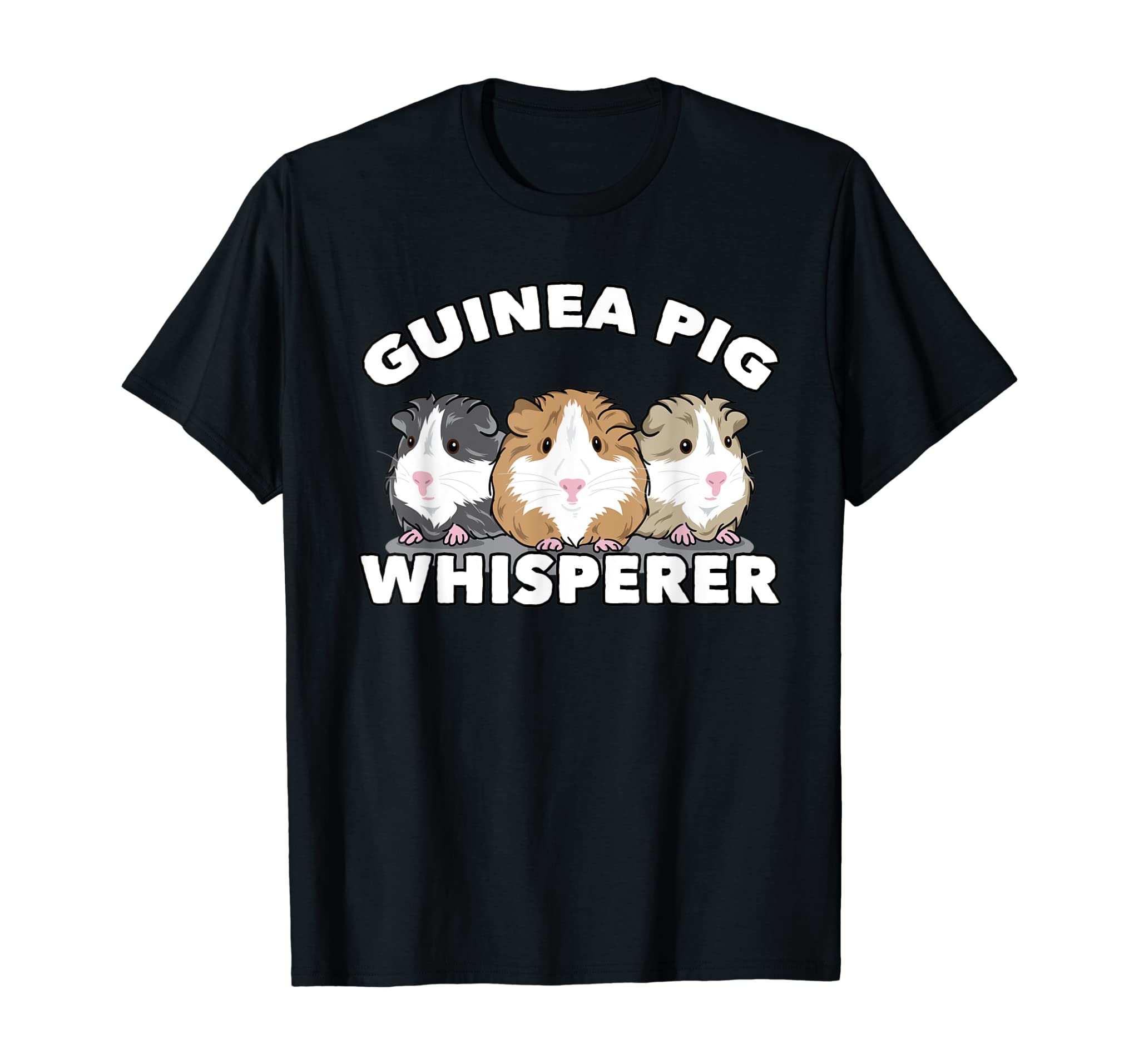 Guinea Pig Whisperer Domestic Rodent Pet Owner Cavy Animals T-Shirt