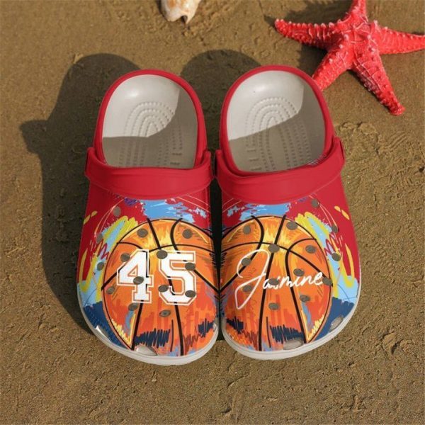 Basketball Personalized Passion Sku 217 Crocss Clog Clog Shoes