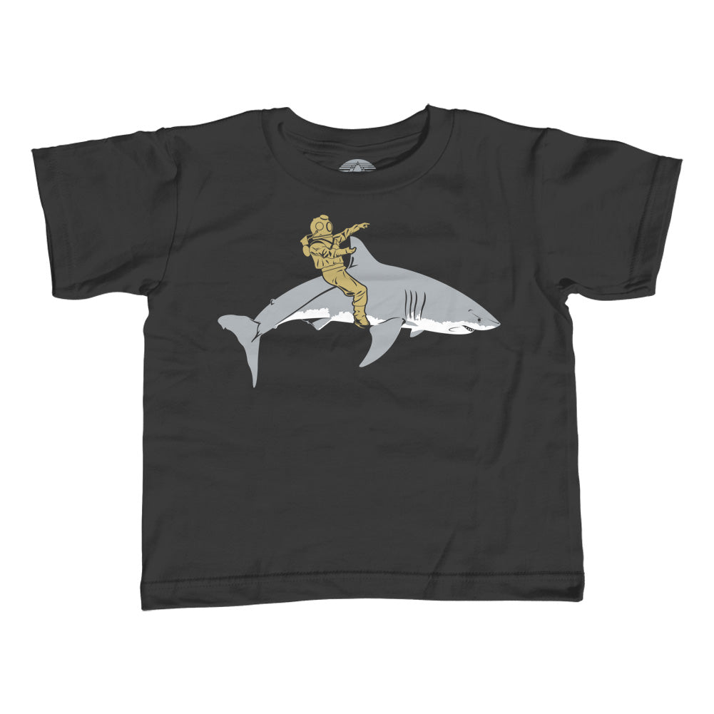 Boy’S Diver Riding A Shark T-Shirt – By Ex-Boyfriend