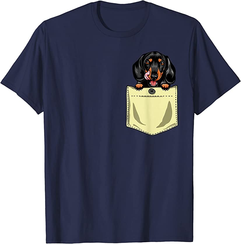 Dachshund Dog In The Pocket Puppy T-Shirt