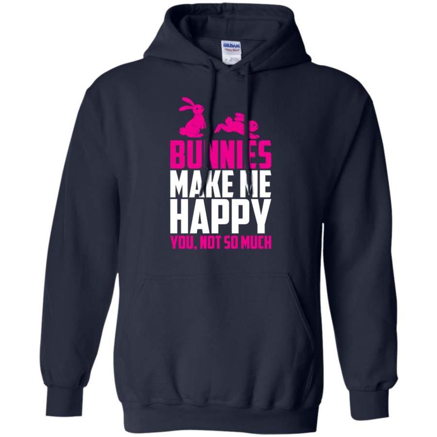 RABBIT – Bunnies Make Me Happy You Not So Much T Shirt & Hoodie