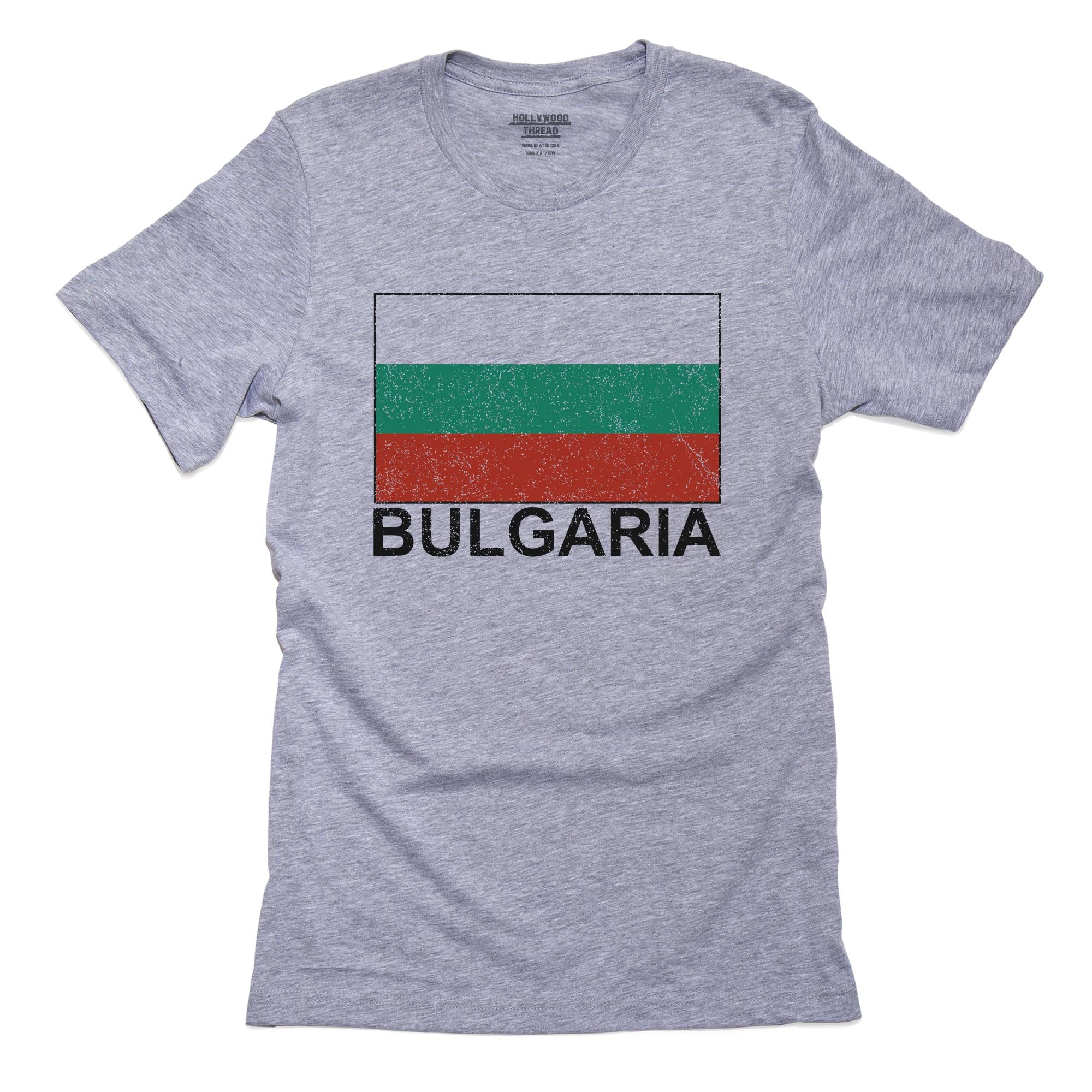 Bulgaria Flag – Special Vintage Edition T-Shirt, Framed Print, Pillow, Golf Towel