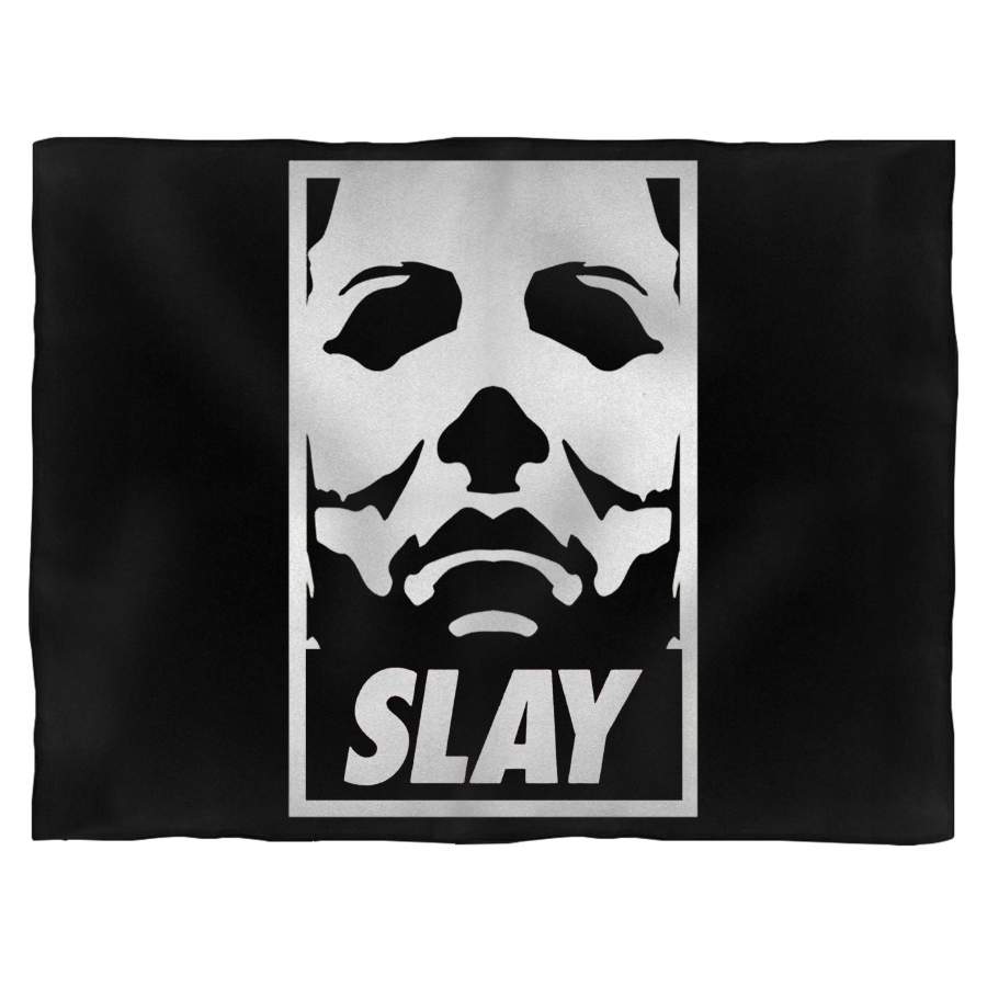 Michael Myers Halloween Slay Zombie Horror Blanket