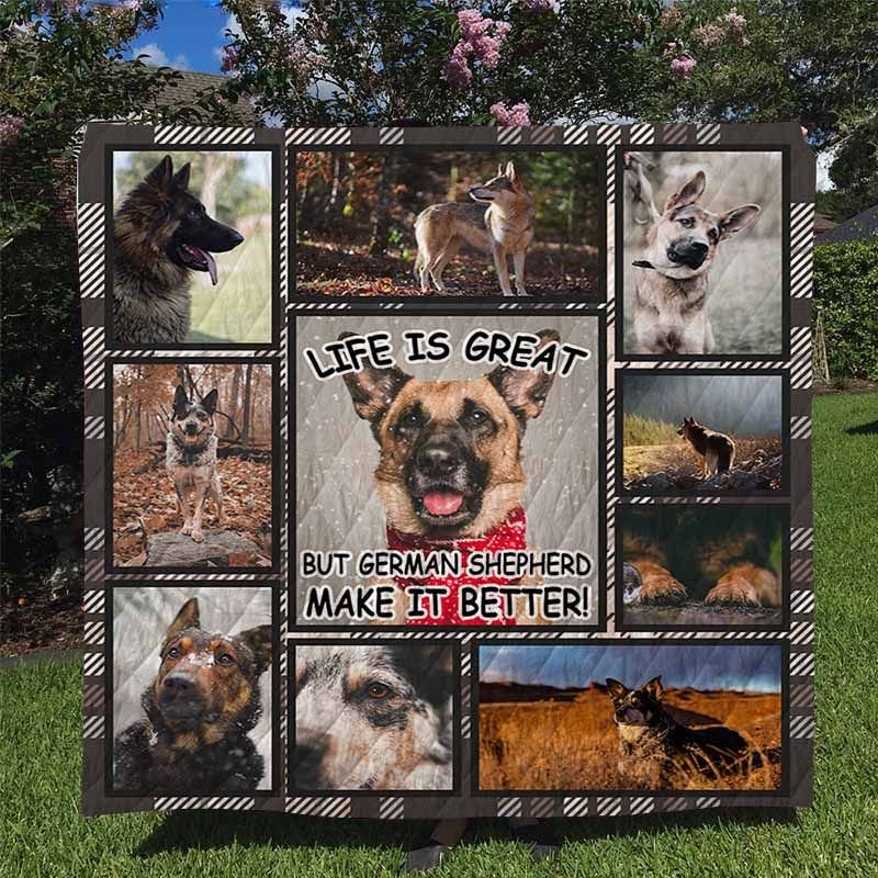 German Shepherd GS 3D Quilt Blanket 18