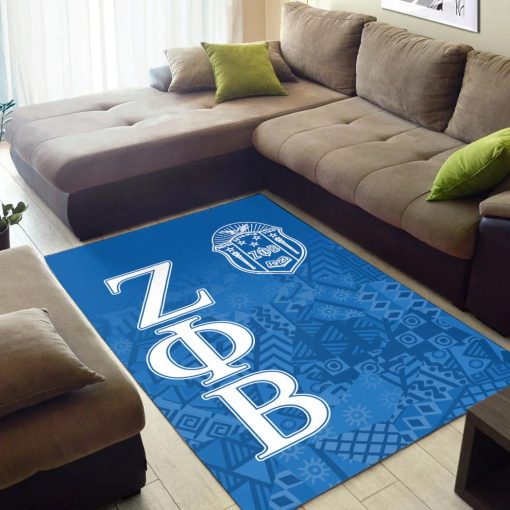 Zeta Phi Beta Sorority Black Roots Rectangle Rug