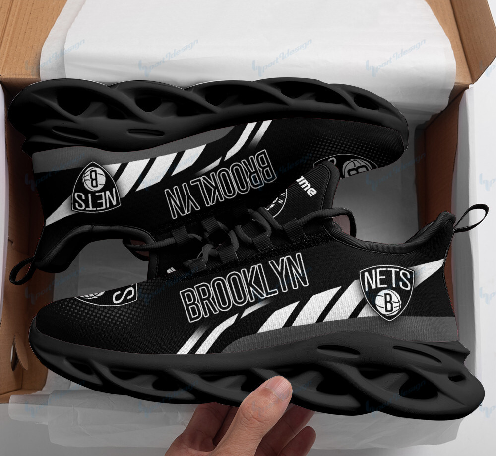 Brooklyn Nets Personalized Yezy Running Sneakers Bg202