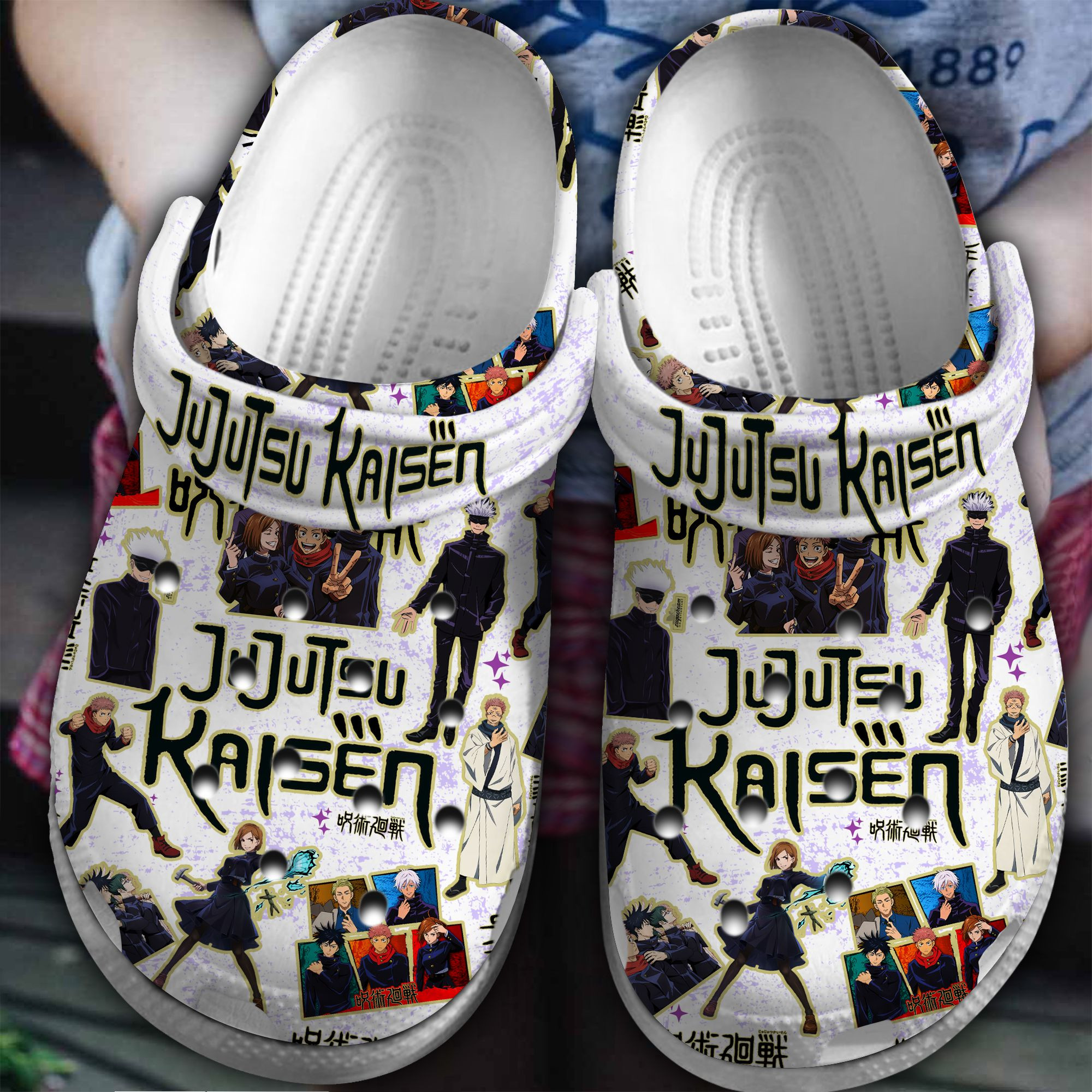 Jujutsu Kaisen Tv Series Crocss Clogs For Men Women And Kid Bm1411-2076-1