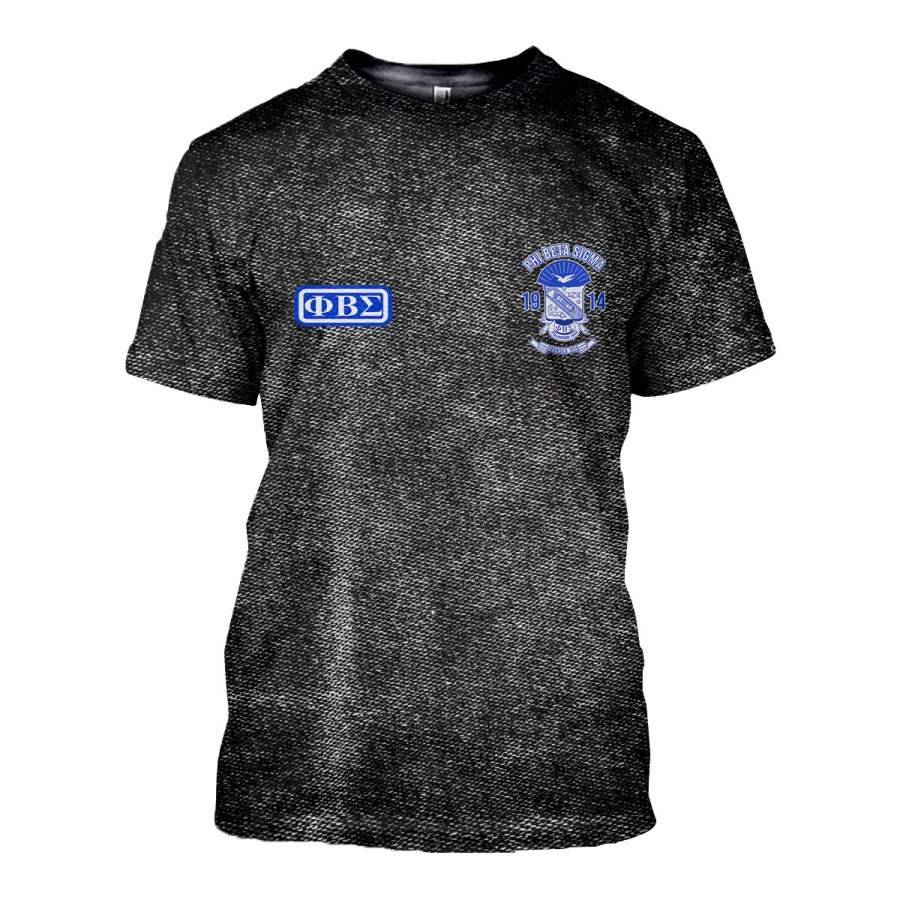 3D ALL OVER PHI BETA SIGMA HOODIE T SHIRT