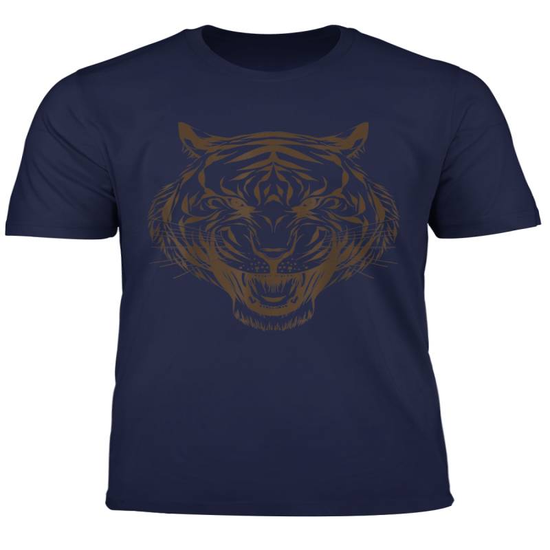 Tiger T Shirt Tiger Kopf T Shirt Tierdruck Wilde Katze