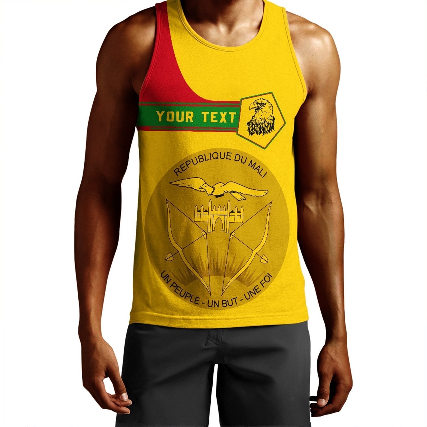 (Custom) African Tank Top – Mali Men’S Tank Top Pentagon Style