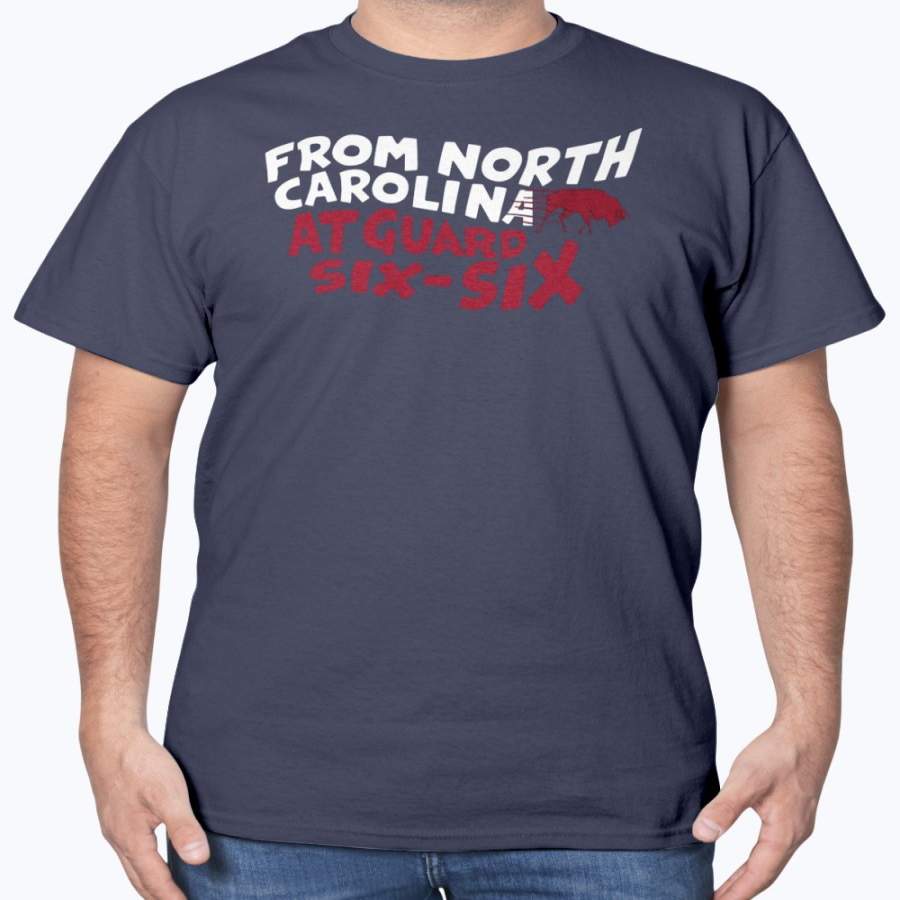 From North Carolina At Guard Six-Six T-Shirt, Chicago Bulls