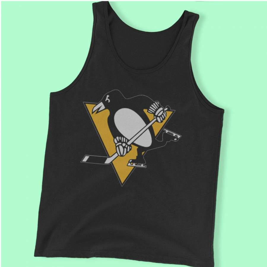 Pittsburgh Penguins Ice Sketting Men’S Tank Top