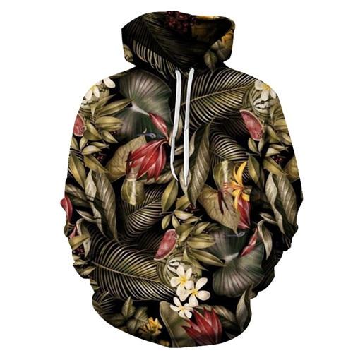 Floral Leaves Hoodie